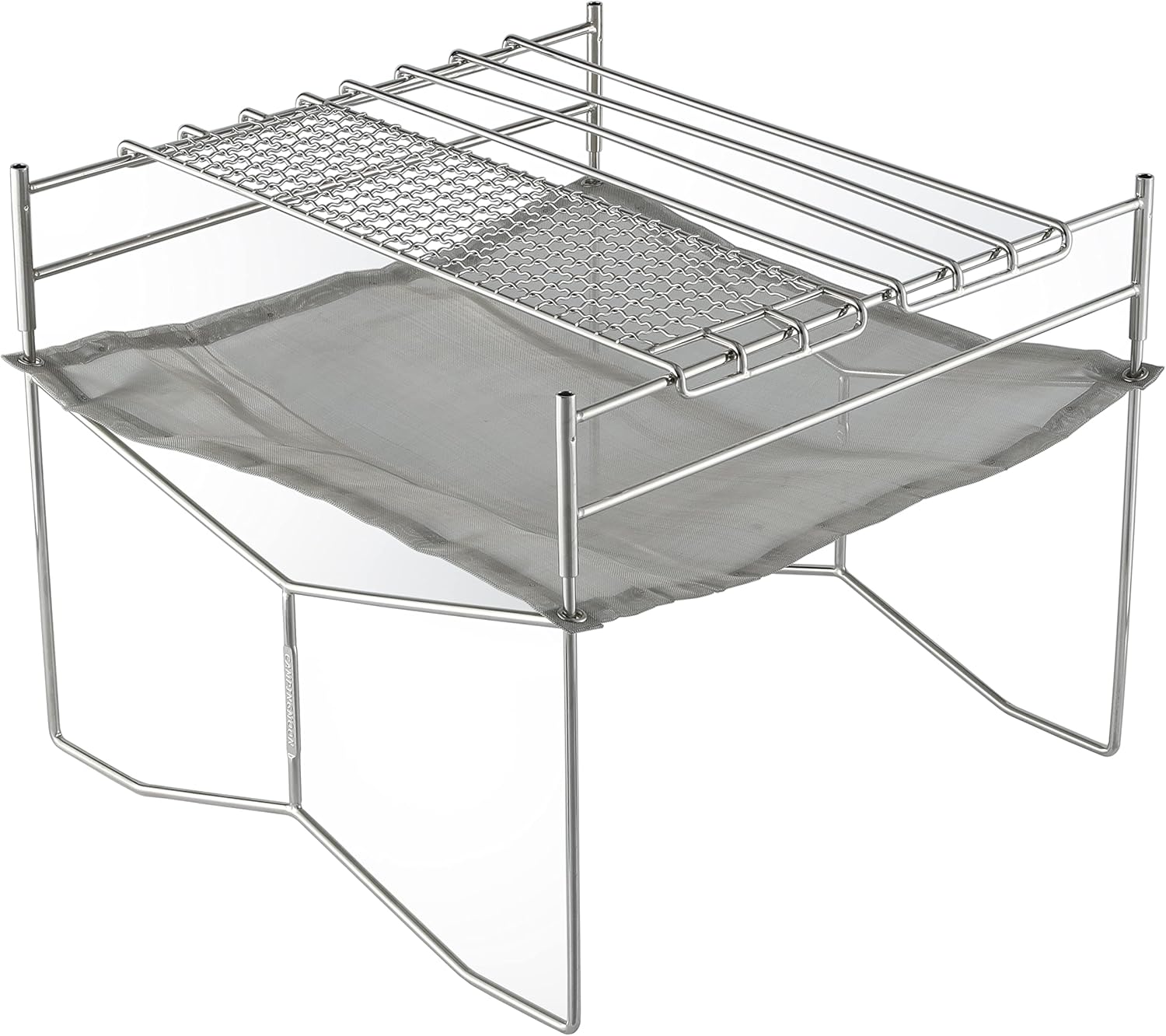 NANGOGEAR Portable Mesh Fire Pit with Cooking Grate, Carry Bag 11104(SOLO-202-JS), 11105(SOLO-303-JL) (JP-SOLO-303-JL)