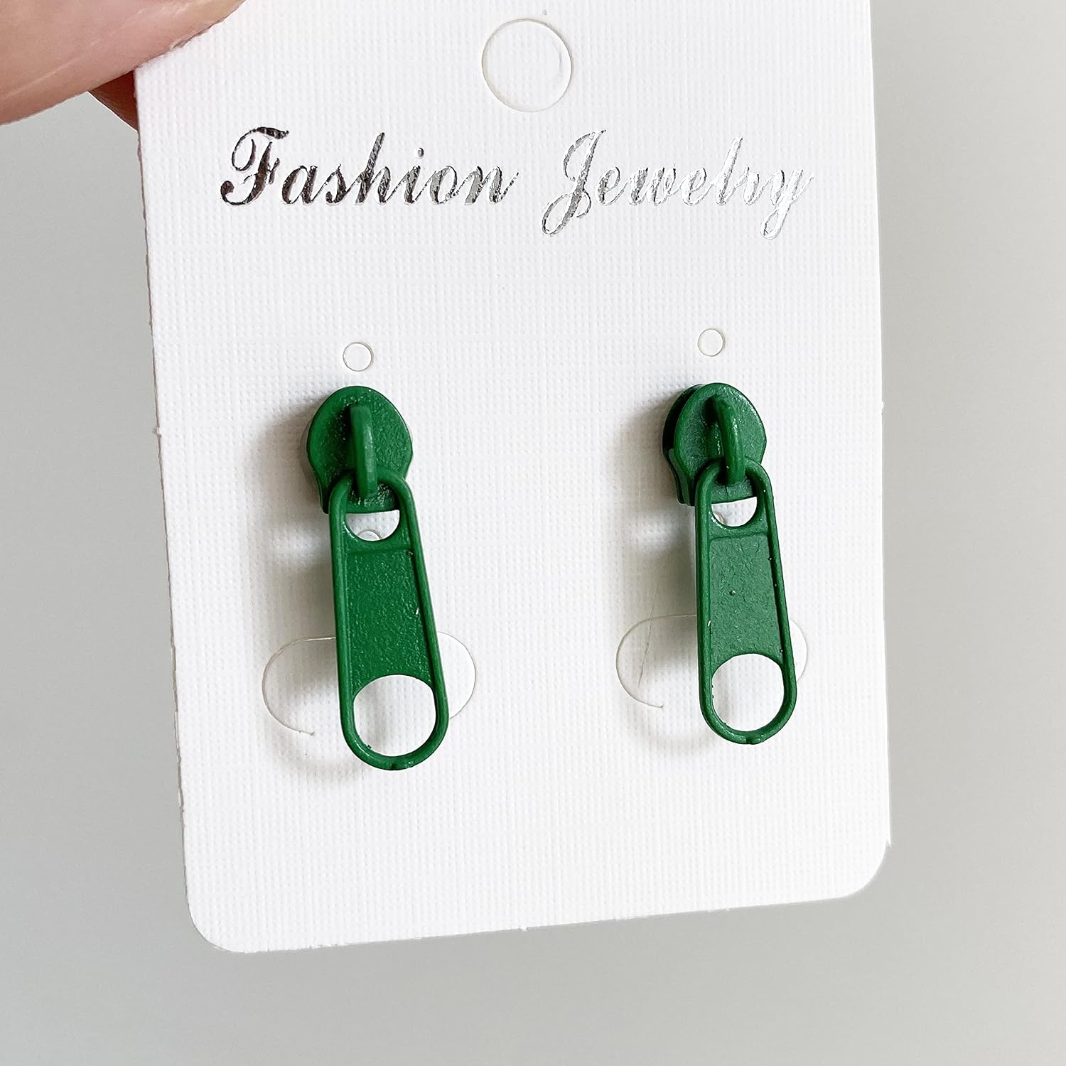 Fashion Vintage Gold Silver Zipper Shape Studs Earring Sets Metal Alloy Black Funky Zipper Dangle Drop Earrings For Women Men