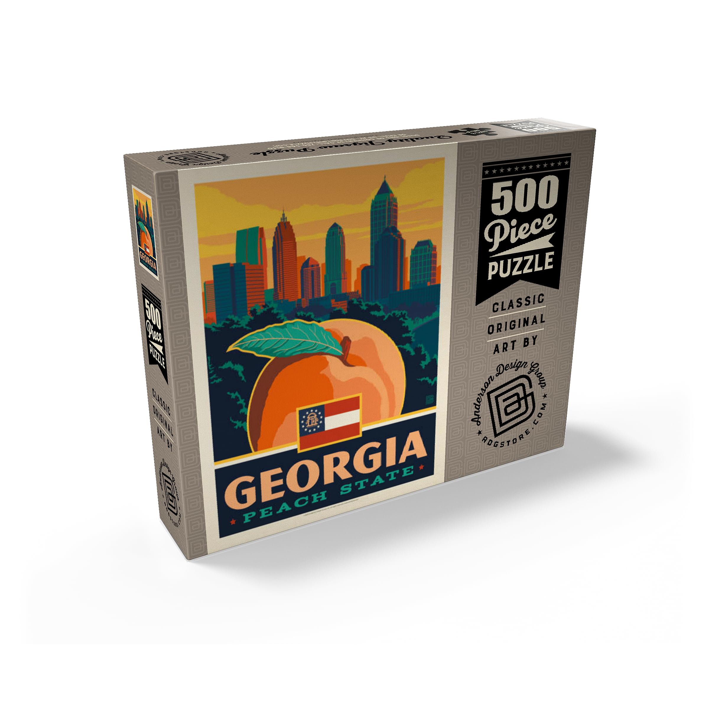 Amazon.com: MyPuzzle Georgia: Peach State - Premium 500 Piece