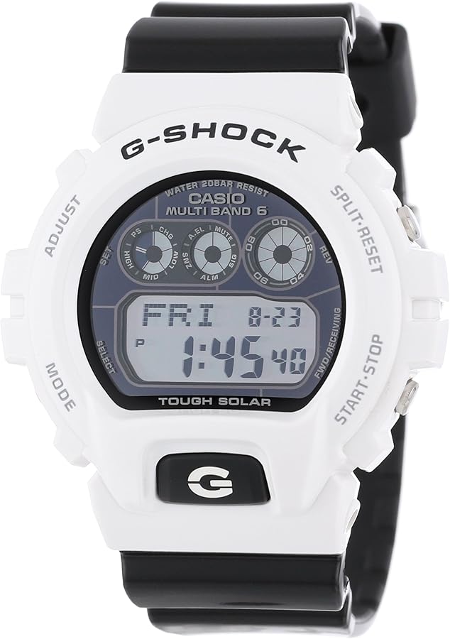 【美品】G-SHOCK　GW-6900GW　電波ソーラー　ホワイト&ブラック Amazon.co.jp: CASIO G-SHOCK（カシオ Gショック） GW-6900GW-7
