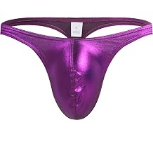 IYUNYI Sport Mens Print Thong Swimsuit