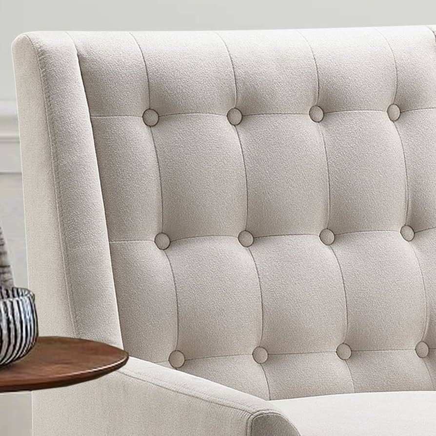 がございま Rosevera Living Room Comfy Small Accent Bedroom Chairs， Standard