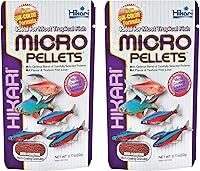 Vista 6 de Hikari Alimento para peces de micropellets tropicales semi-flotantes, 0.77 oz (22 g)
