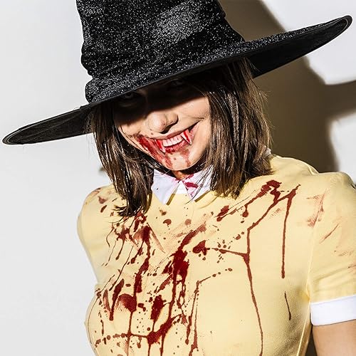 Miniatura 6 de Boao 24 piezas de dientes de vampiro falsos Gnarly Gag dientes de Halloween broma fea diente de broma dentadura dental divertido disfraz de diente