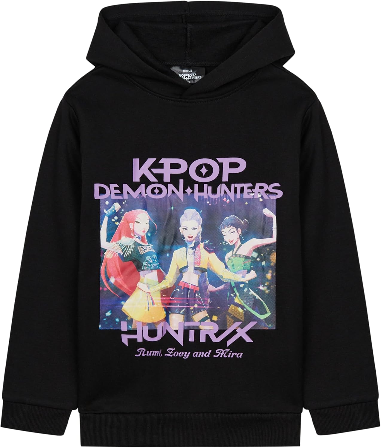 KPop Demon Hunters Hoodie for Girls Teens, Officially Licensed Warm Sweatshirt Pullover Cozy Hoodies Gifts for Girls