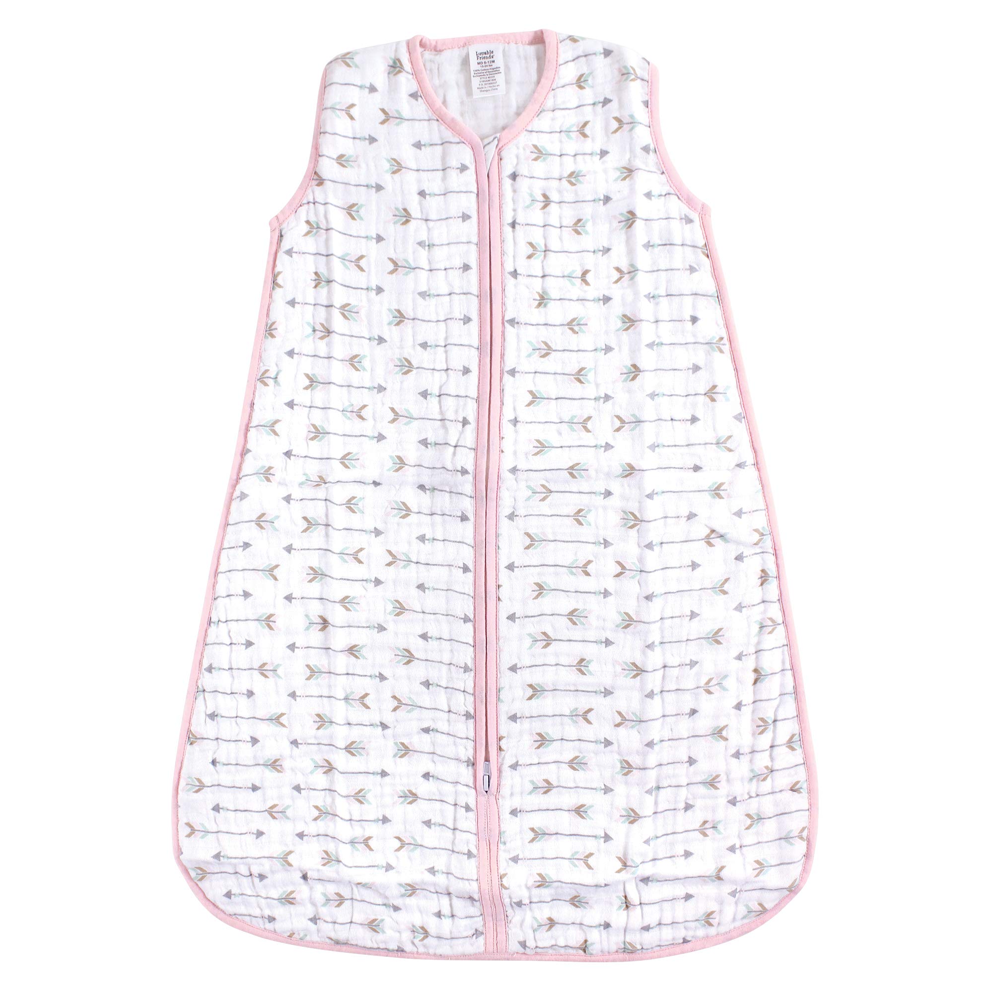 Luvable Friends Soft Muslin/Jersey Safe Wearable Sleeping Bag