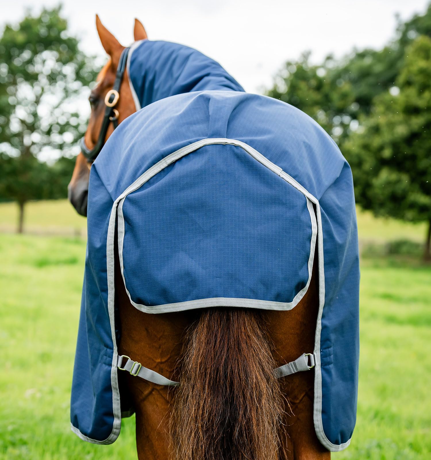 Horseware Amigo Ripstop 900D Lite 0g Turnout Manta Marina / Titanium Grey