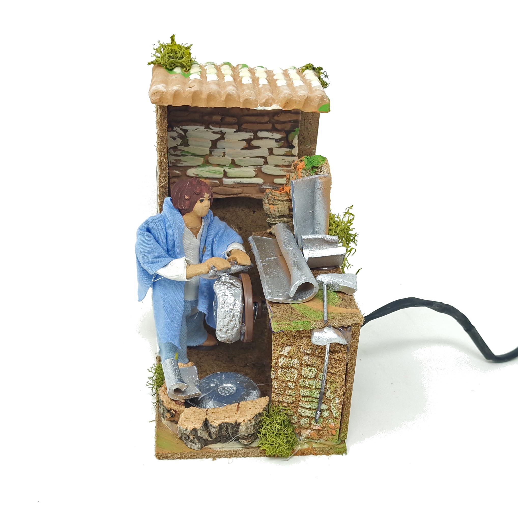 Joy Christmas Pastore per Presepe in Movimento L'Arrotino 42795
