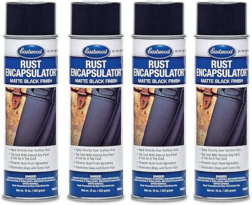 Eastwood Aerosol encapsulador de óxido, secado rápido, con resistencia a los rayos UV y al calor hasta 400 grados Fahrenheit, 15 onzas, negro, disponible en Yaxa Colombia