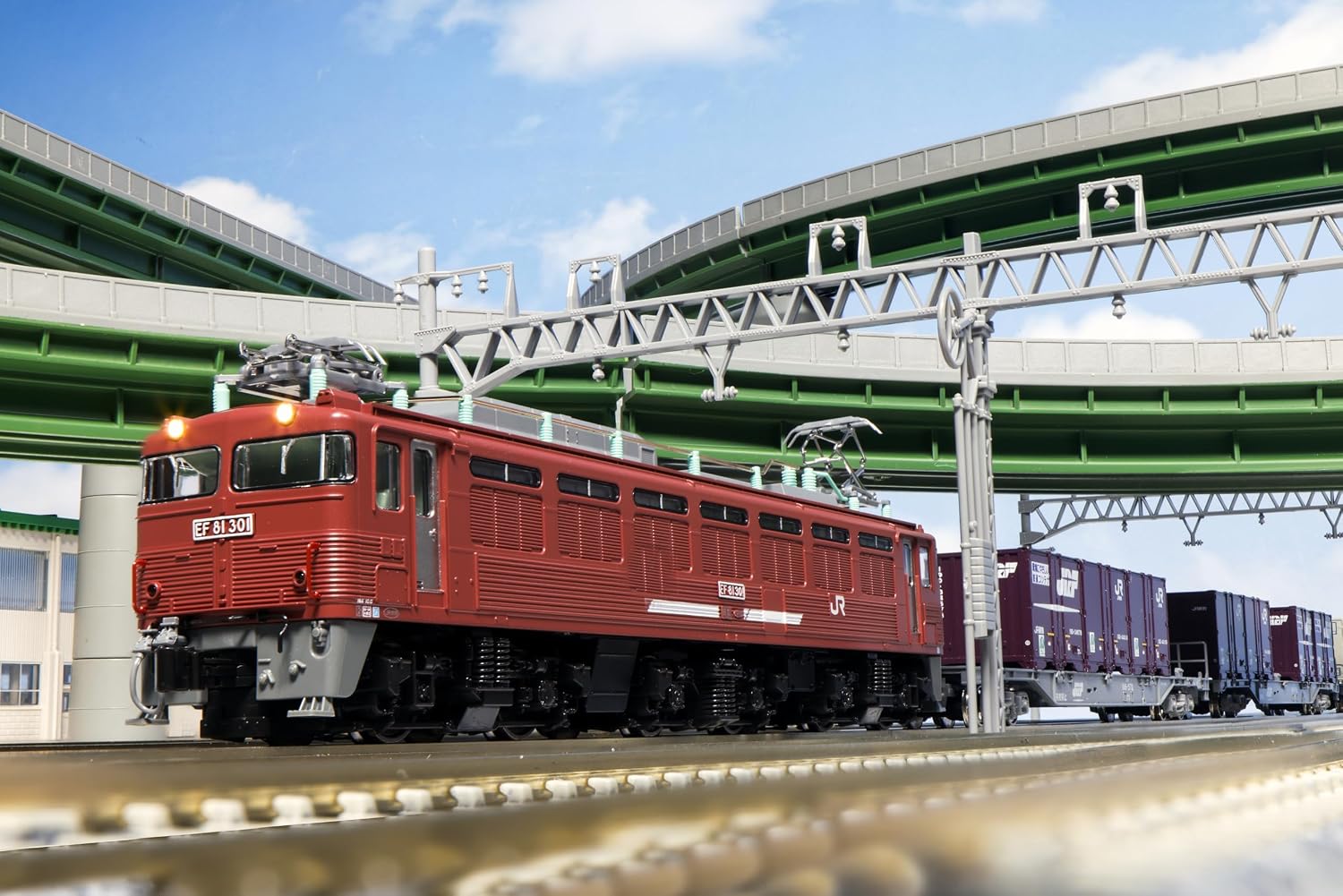 Hobby Center Kato N Gauge EF81 300 JR Cargo Update Car, Rose Pink Type 3067-A Railway Model Electric Locomotive