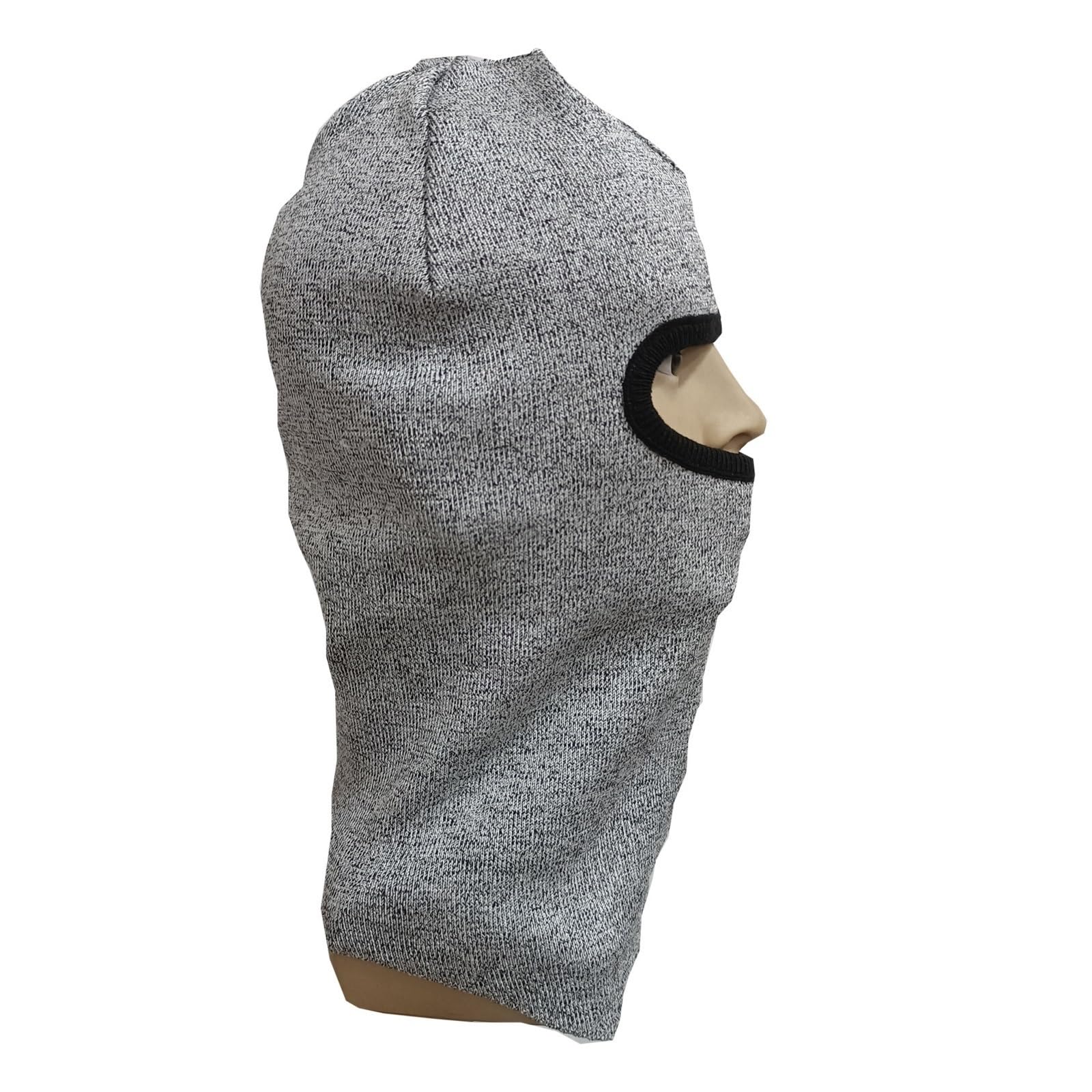 Guantes de trabajo resistentes a cortes Casco anticortes de nivel 5 Casco anticortes con capucha elástica y protector de cuello for entrenamiento de campo Protección de seguridad Operación antidesliza