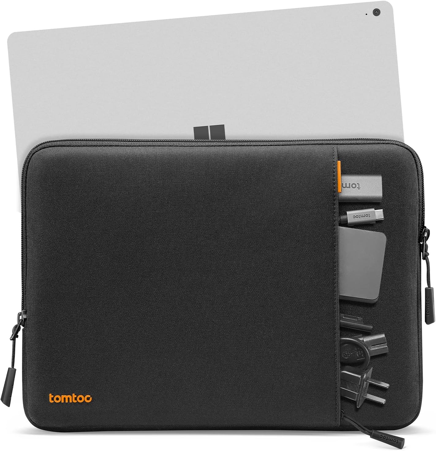 Free Shipping 🛒 tomtoc 360° Protective Laptop Sleeve for 13.5-14.4 Inch Surface Laptop Studio 2021/4/3/2/1, Surface Book 3/2/1, Water-Resistant Case for 14 Inch MacBook Pro 2021, Acer Swift 3, Jumper EZbook X3