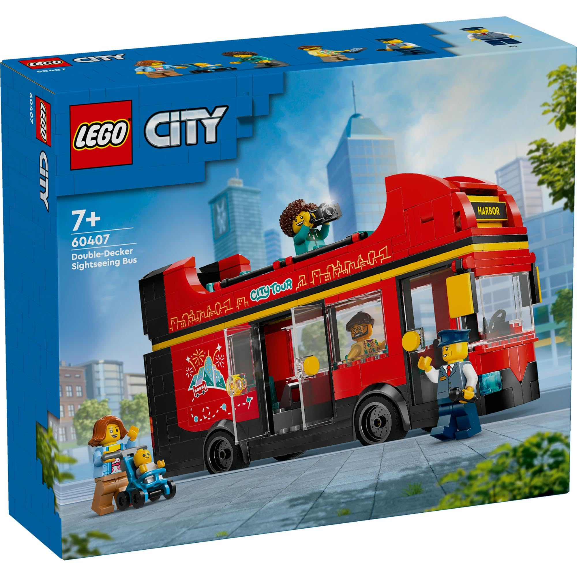 Amazon.co.jp: レゴ(LEGO) シティ 赤いダブルデッカー 60407 おもちゃ