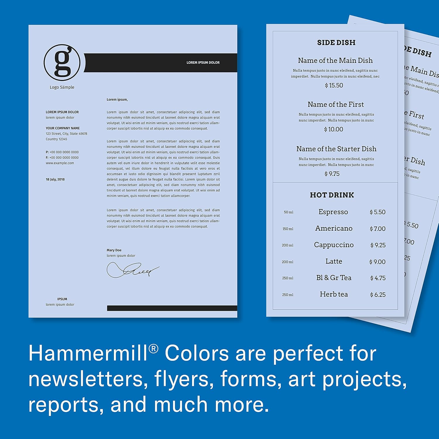 Hammermill Colored Paper, 20 lb Orchid Printer Paper, 11 x 17 - Made in the USA, Pastel Paper, 103804R - 1 Ream (500 Sheets)