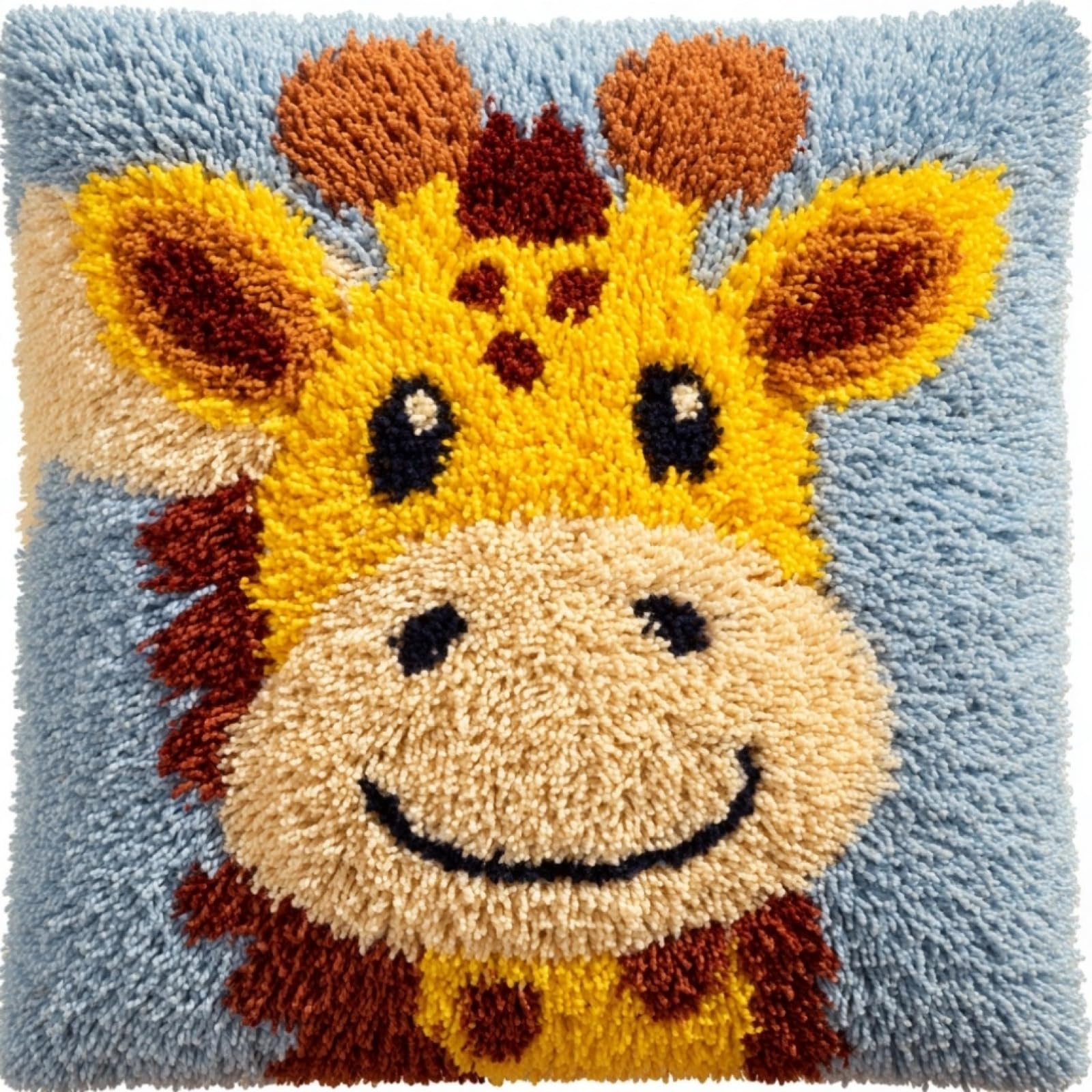 AxiangziK Latch Hook Cushion Kits for Adults,Giraffe