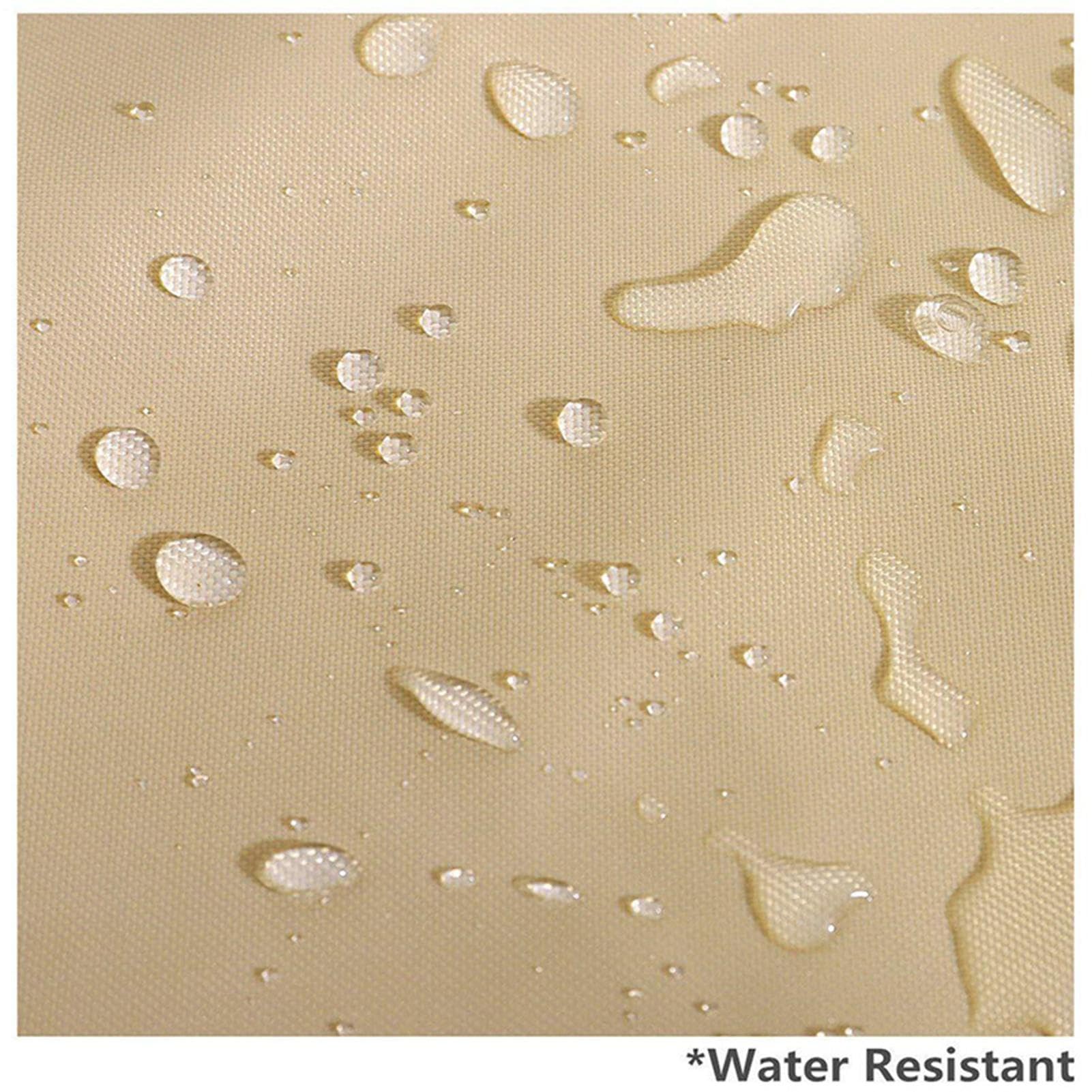 Coprisedia da esterno per patio, impermeabile, antipolvere, antivento, tessuto in poliestere 210D, regolabile, vestibilità sicura, , casa, hotel, balcone, 81 x 80 x 80 cm, beige, 2 pezzi