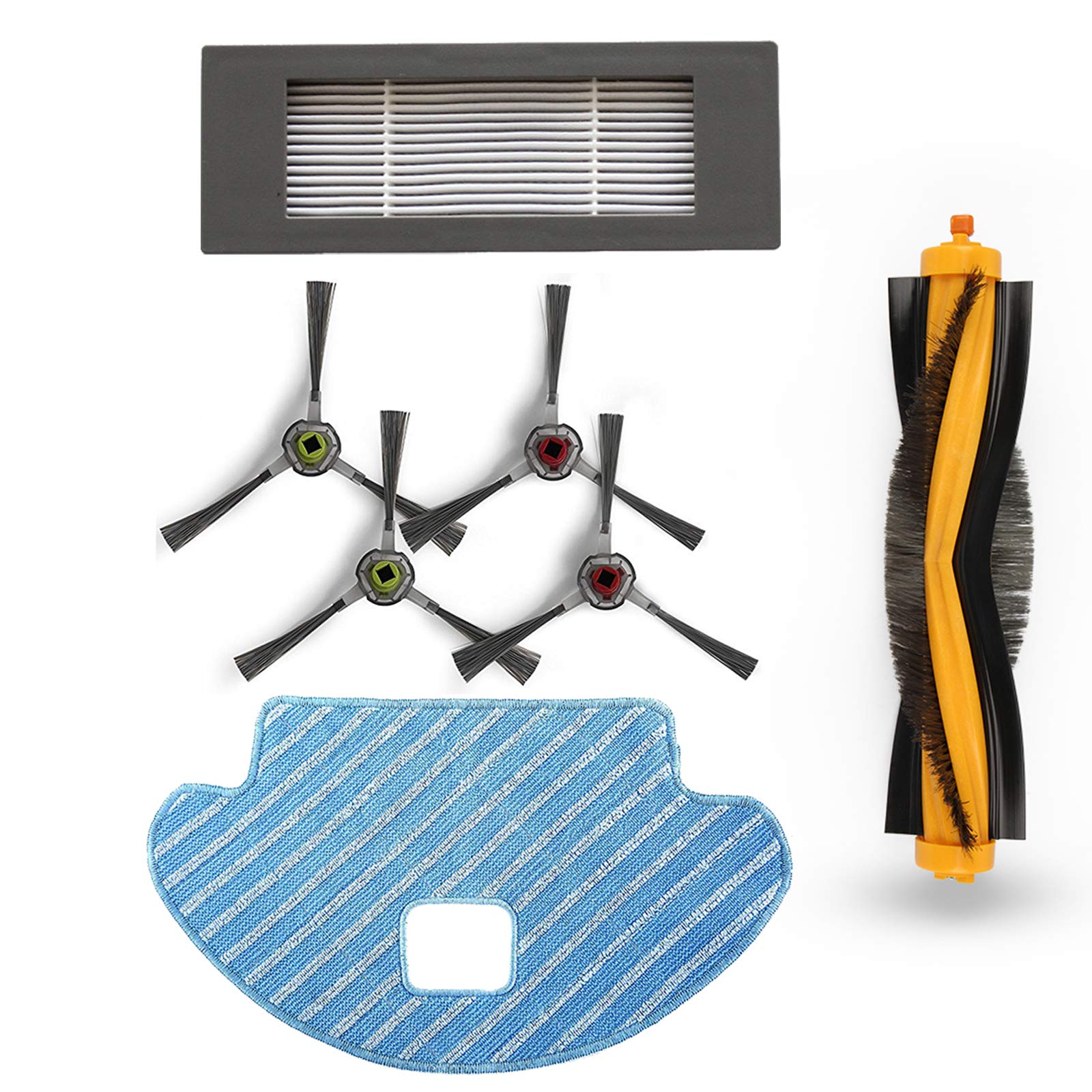 Kit de remplacement pour EcoVacs Deebot OZMO 610 avec filtres et chiffons
