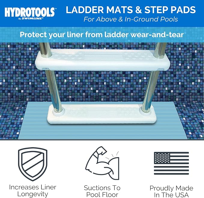 Tapete protector para escalera de piscina Swimline Hydrotools 24x36 in miniatura 3