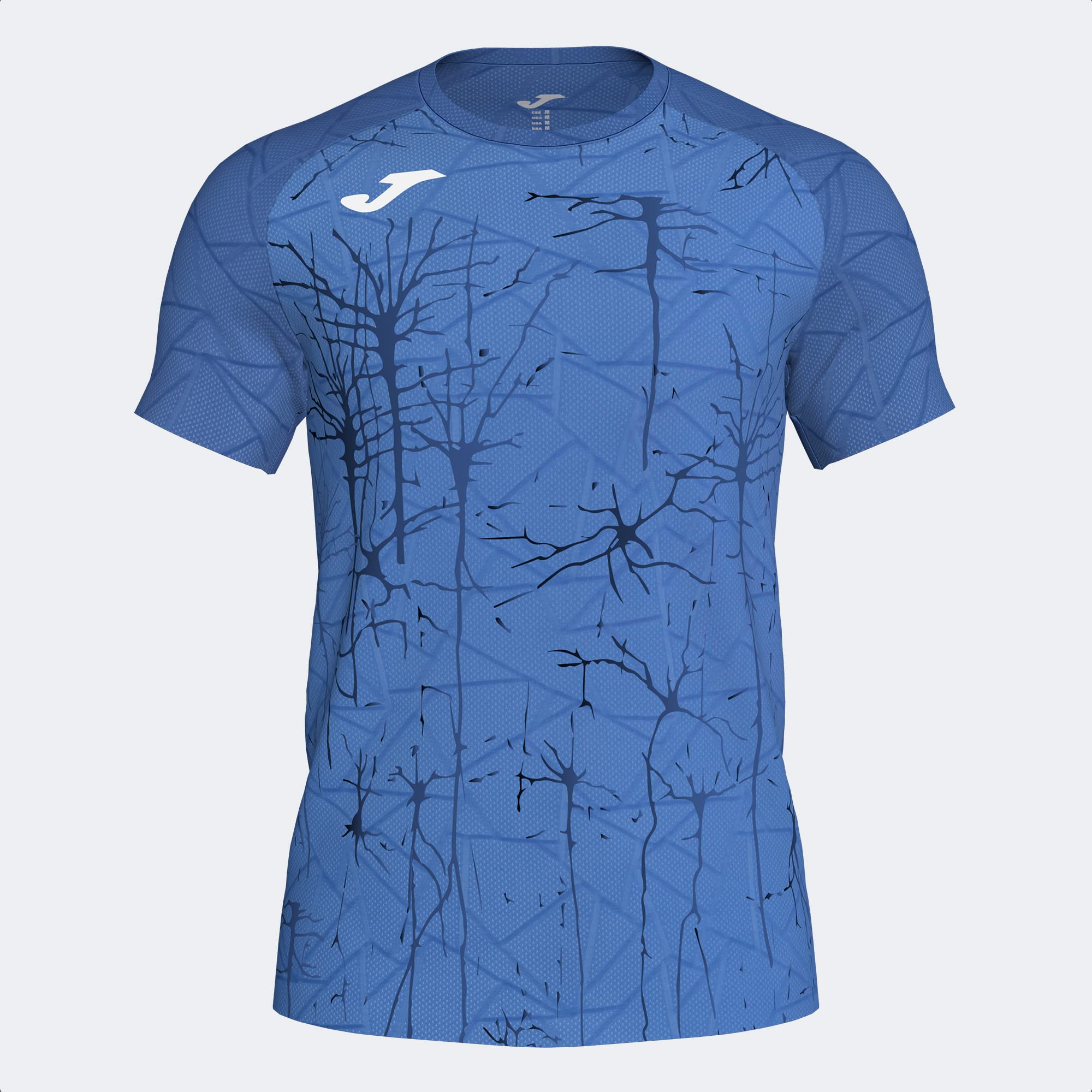 Joma Men's Elite Ix Short Sleeve T-Shirt, Royal, 4XS