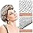 WILLBOND Cotton Triangle Hair Net for Rollers, Women Mesh Hair Net Setting for Sleeping, 35 x 35 x 57 Inches, Black (4)