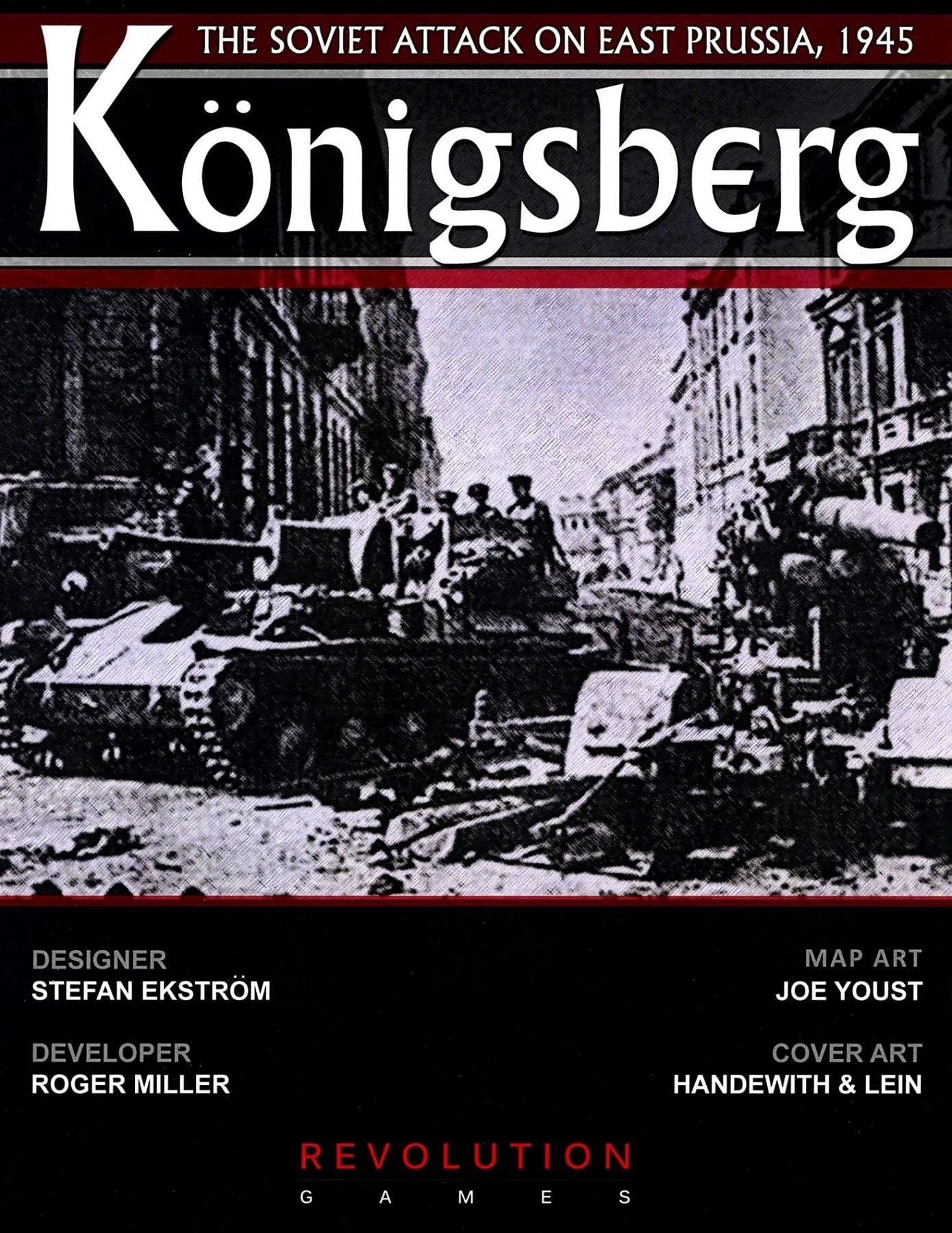 REV: Konigsberg, The Soviet Attack on East Prussia, 1945, Boardgame, 2nd Edition