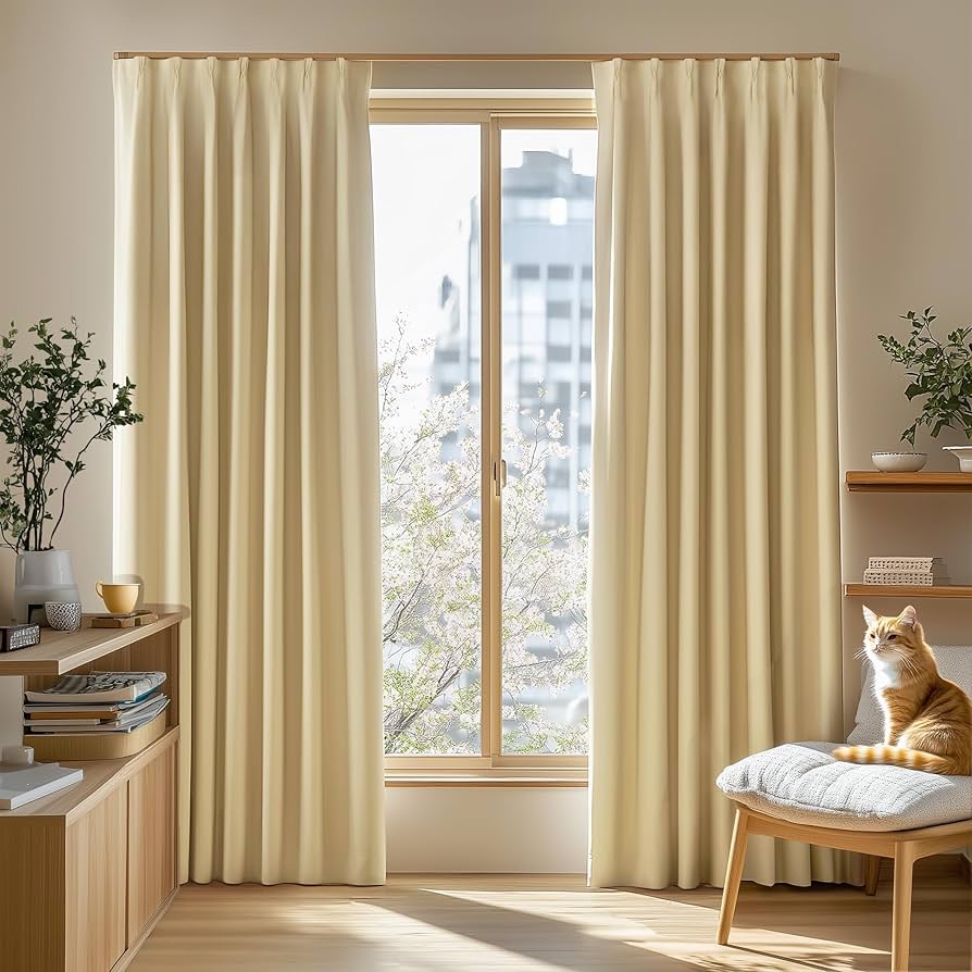 古道具/大判白磁リングの古布カーテン　幅165㎝×丈200㎝ 古道具/大判白磁リングの古布カーテン 幅165㎝×丈200㎝