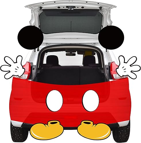 Kit de decoración de Halloween para tronco o ratón de golosina, oreja de ratón con patas de mano y 1 mantel para decoración exterior al aire libre,