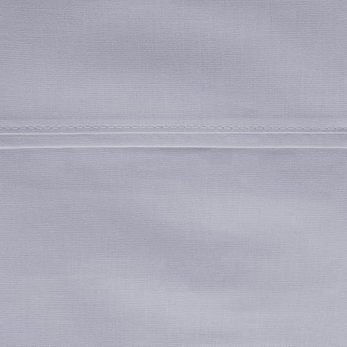 Miniatura 4 de Great Bay Home Juego de sábanas de 6 piezas de triple mezcla de color liso, ultra suaves, ligeras y transpirables, tamaño King, azul claro