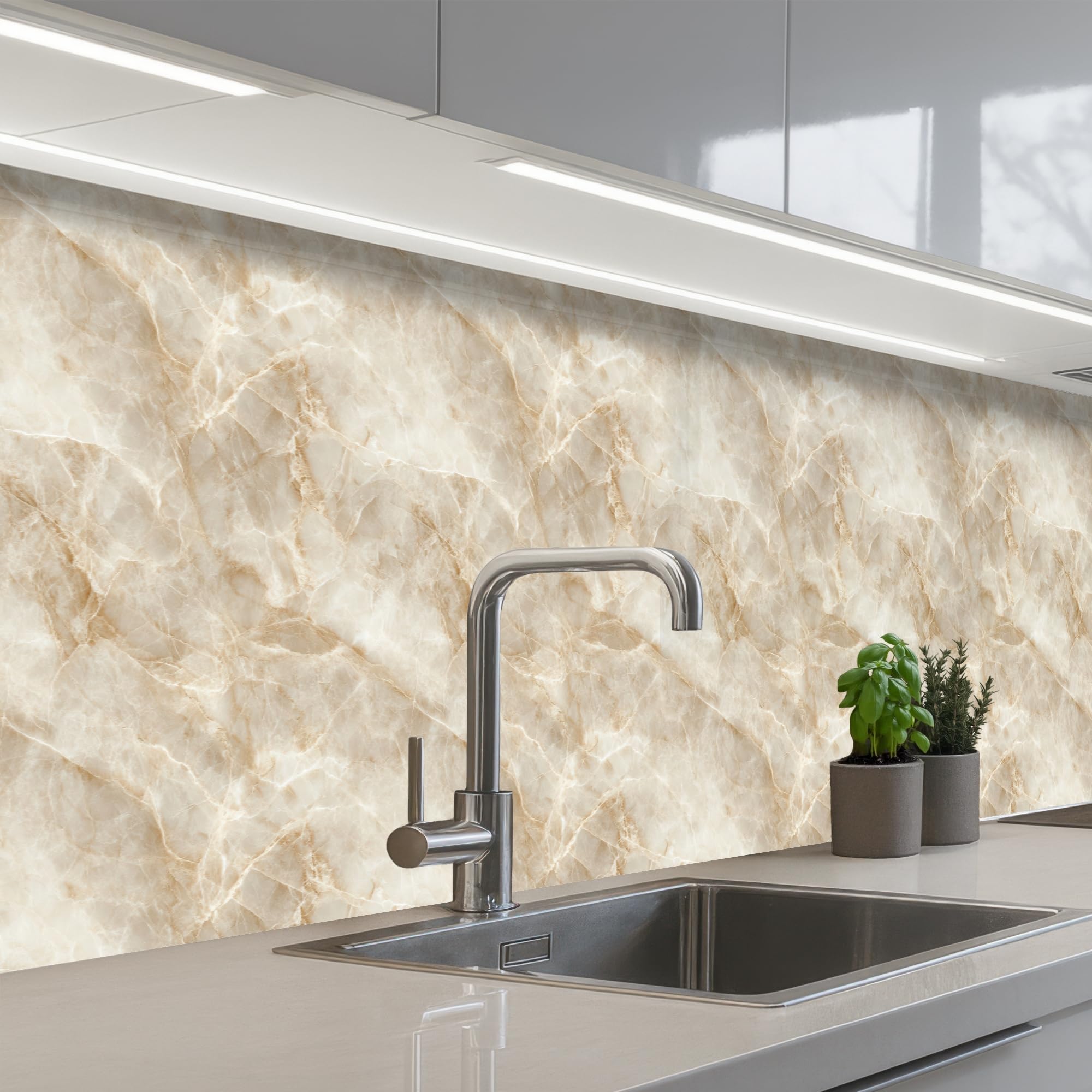 KitchenYeah© Splashback for Kitchen self-Adhesive Sink Splash Splatter — image 1
