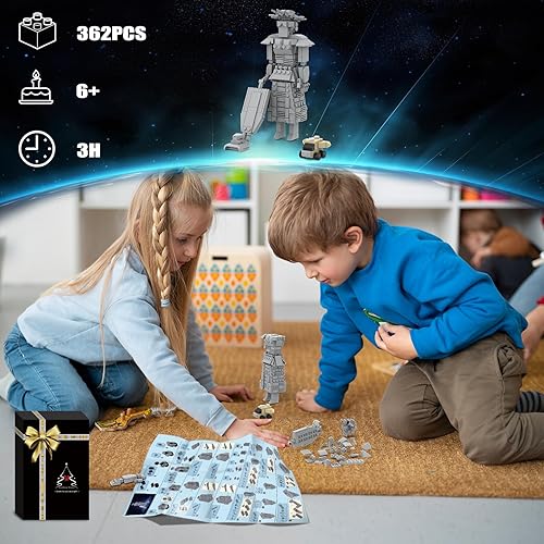 Miniatura 4 de Mega Maid Spaceballs Kit de construcción creativo para adultos, niños, juego de construcción de escritorio compatible con Lego, regalo de cumpleaños