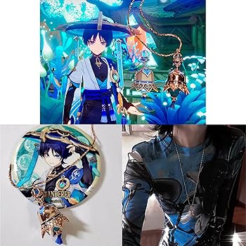 Amazon.co.jp: [GILIOS] げんしん 原神グッズ ネックレス ペンダント