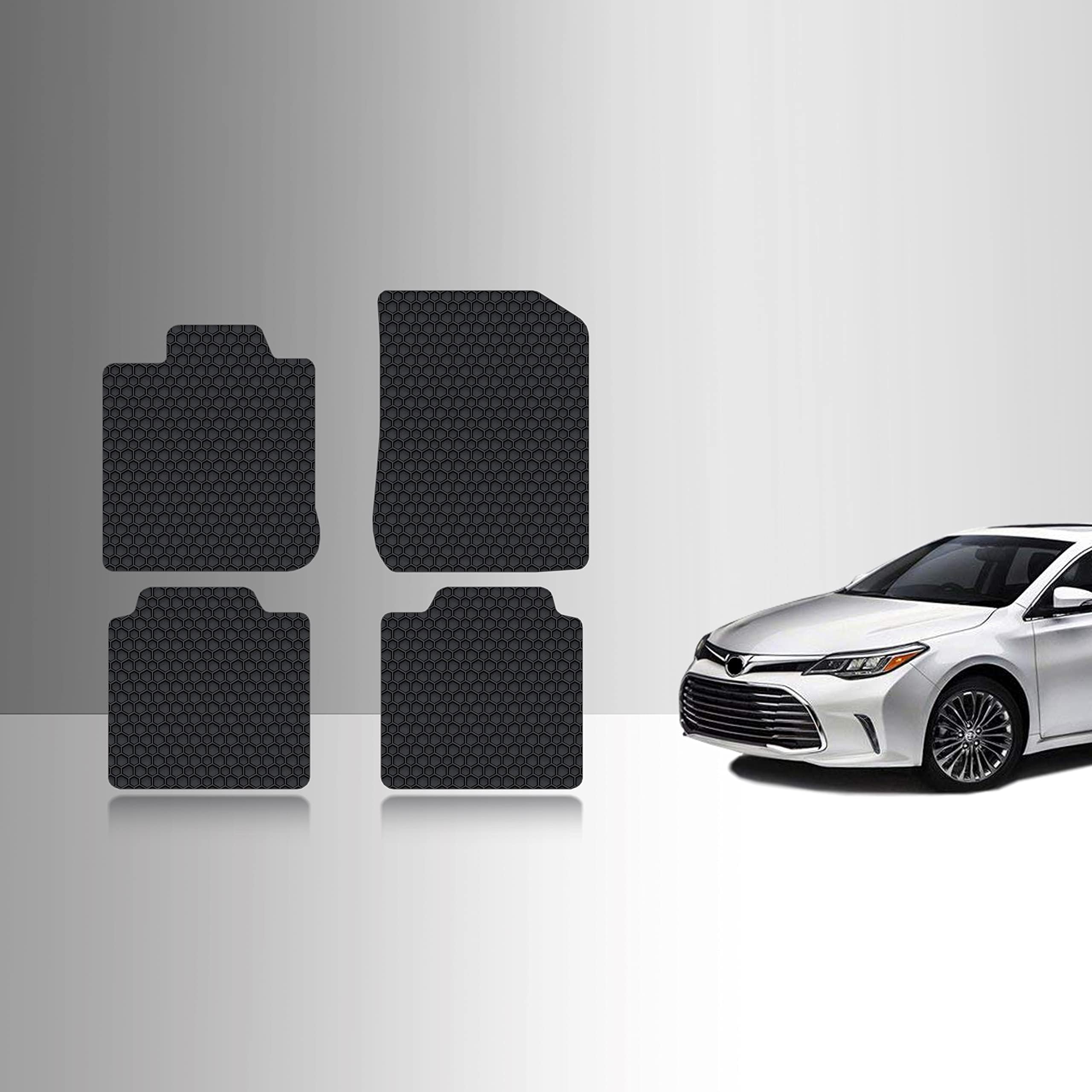 TOUGHPRO Floor Mats Accessories Set (Front Row + 2nd Row) Compatible with Toyota Avalon All Weather Heavy Duty (Made in USA) Black Rubber 2013 2014 2015 2016 2017 2018
