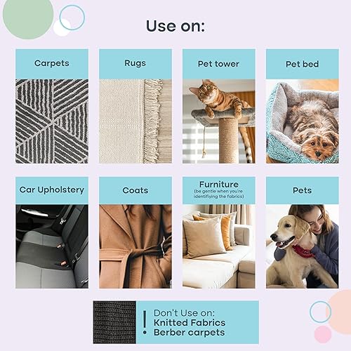 Miniatura 8 de Uproot Clean Fur-Nado - Kit de supervivencia – Uproot Cleaner Pro Pet Hair Remover Tool + Mini & Max Variants – Herramienta de eliminación de pelo