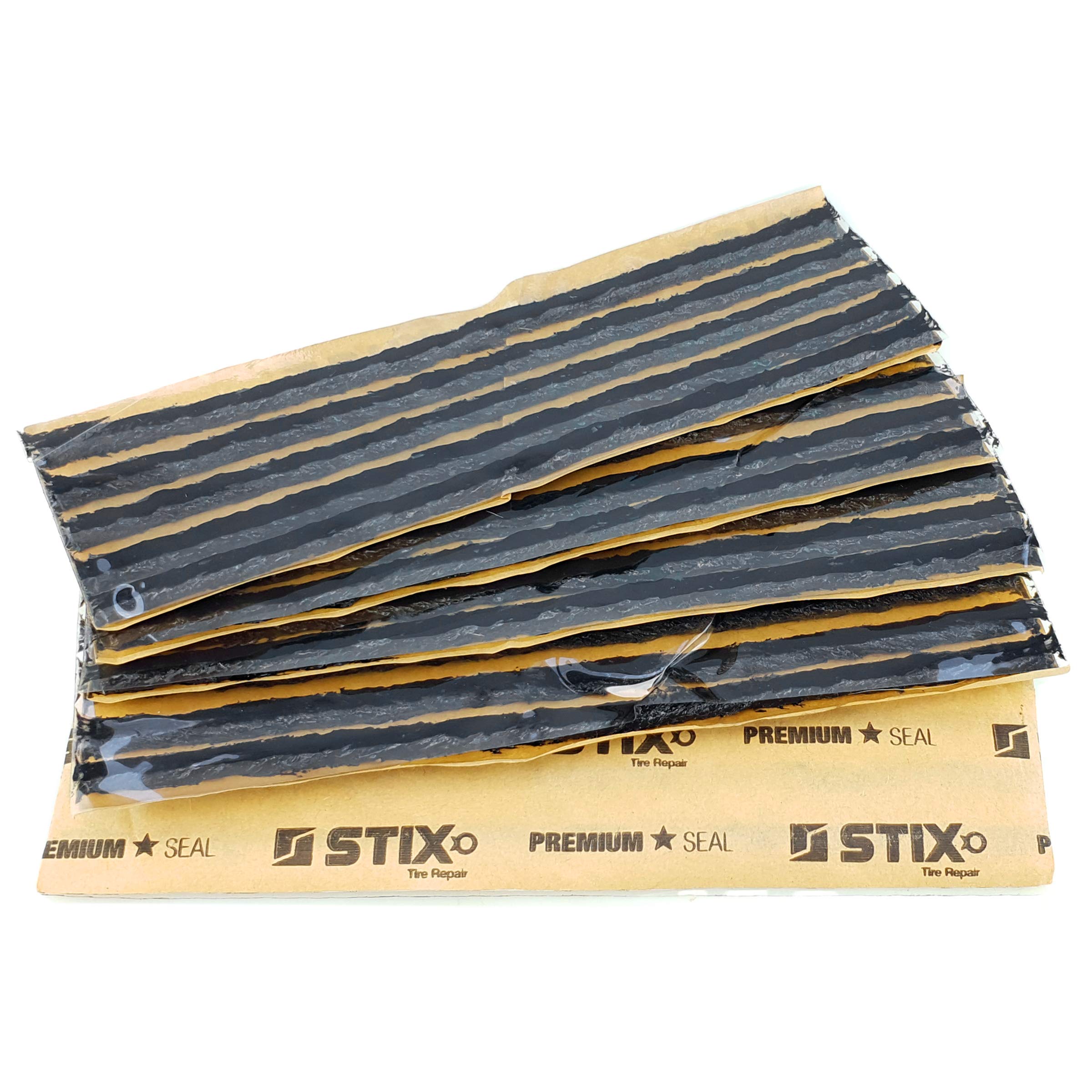 STIX Kit Riparazione Pneumatici N2 con Corde Butiliche e Attrezzi | Con colla vulcanizzante, 75 corde butiliche, punteruolo e punta elicoidale, ideale per riparazioni rapide dei pneumatici