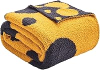 Vista 26 de CozeCube Mantas de Punto Reversibles de Microfibra Súper Suave Fullfy, Manta Mullida Cálida y Acogedora de Felpa Difusa, Manta a Cuadros para Sofá