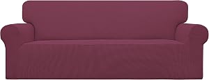 Easy-Going Stretch Oversized Sofa Couch Slipcover Washable ASH Rose