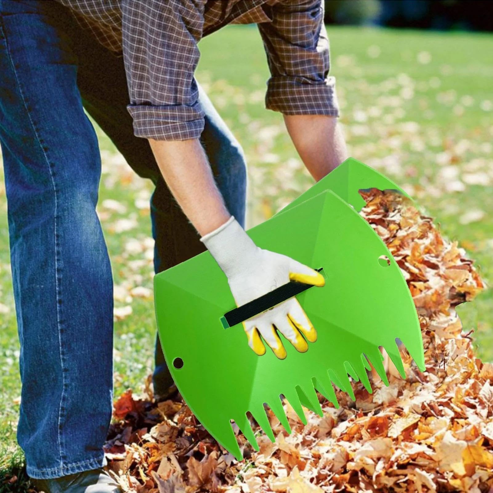 Laubschaufeln „Bärenkrallen“ Von Pure Garden – Leichtes Greifwerkzeug Für Blätter & Mulch