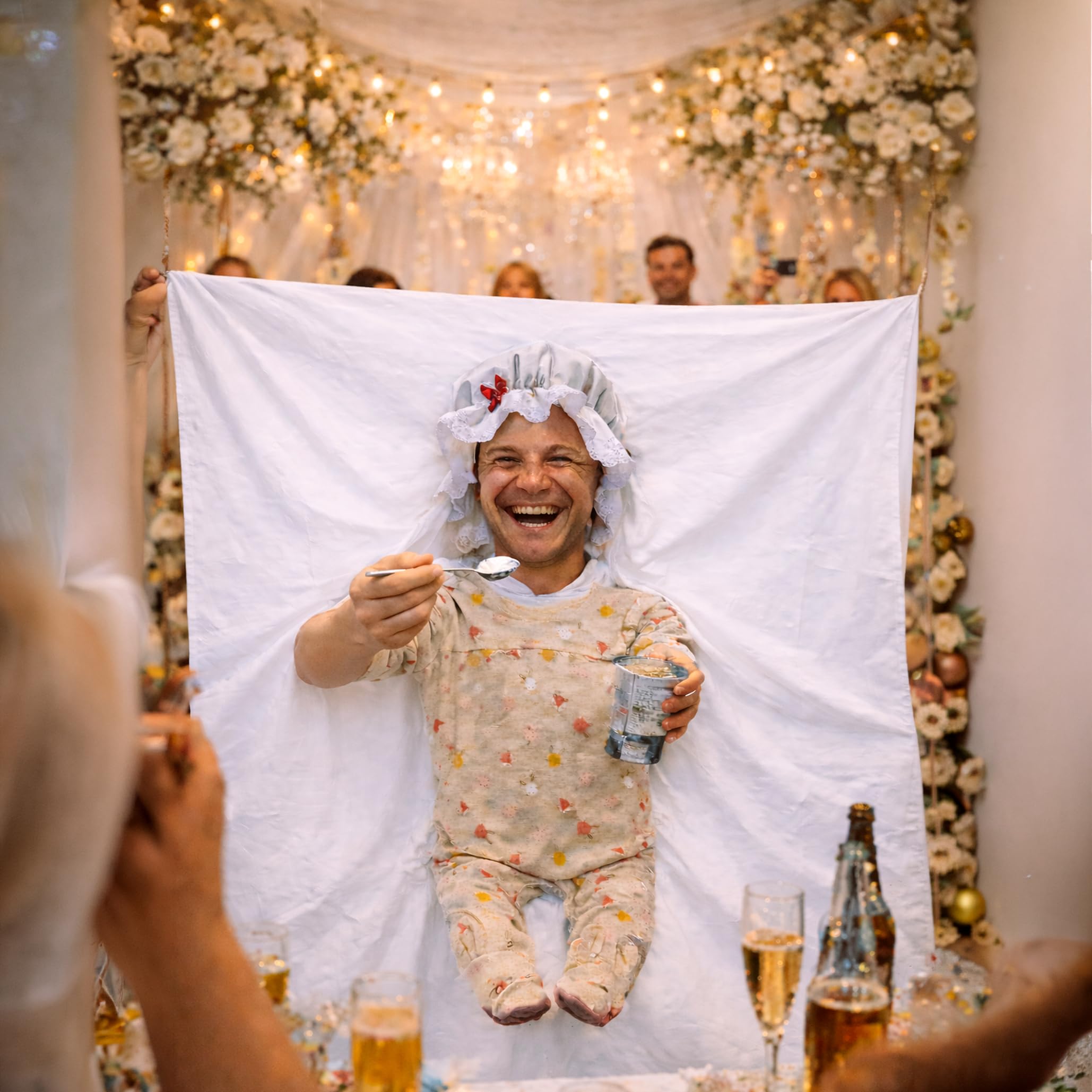 Krause & Sohn Juego de Bodas El Novio como un Juego de alimentación para bebés para la diversión de la Fiesta de Novios