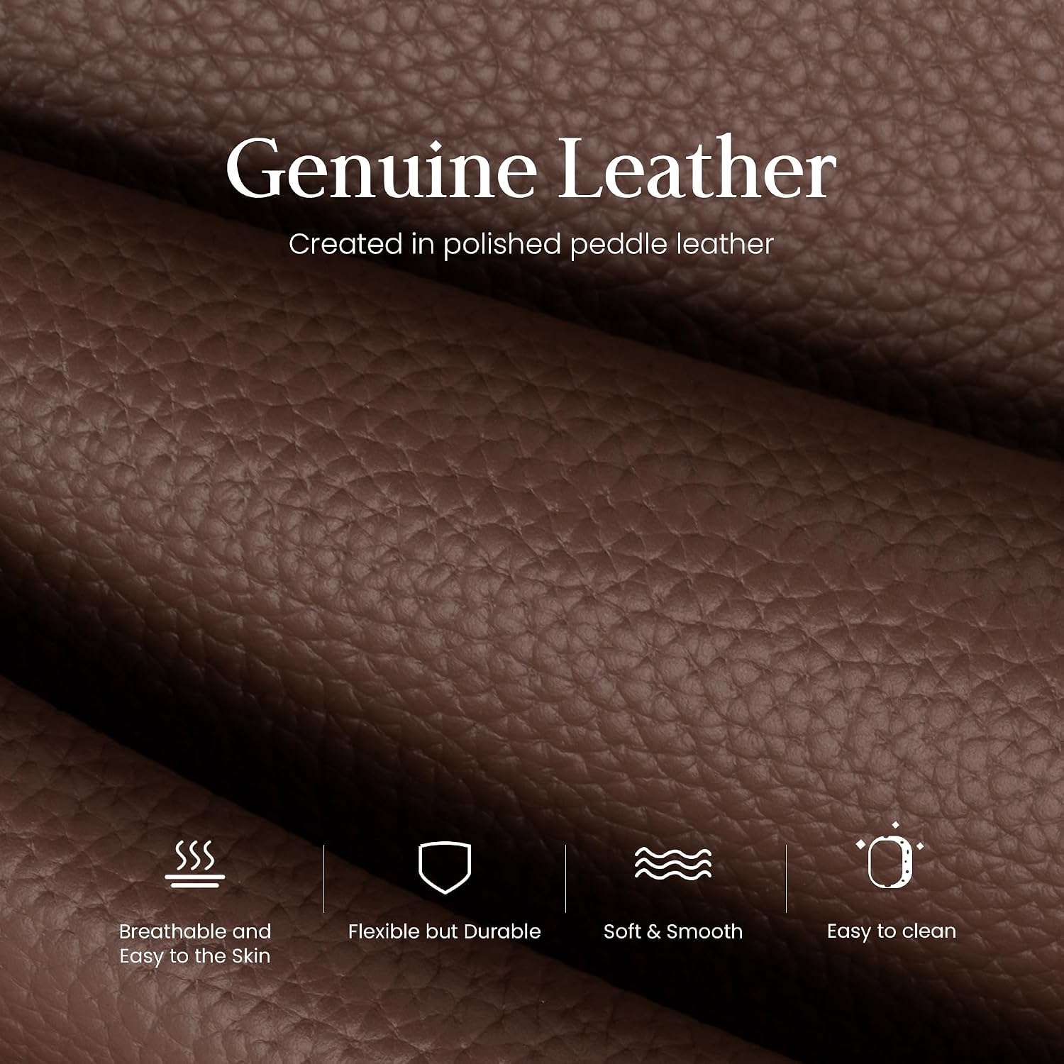 befen Genuine Leather Bucket Bag for Women, Soft Pebbled Leather Bucket Shoulder Bag, Everyday Casual Tote Bag Minimalist