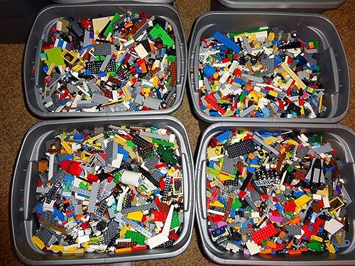 2 libras Legos Bulk Lot Bricks Piezas Piezas 100% Lego Marca