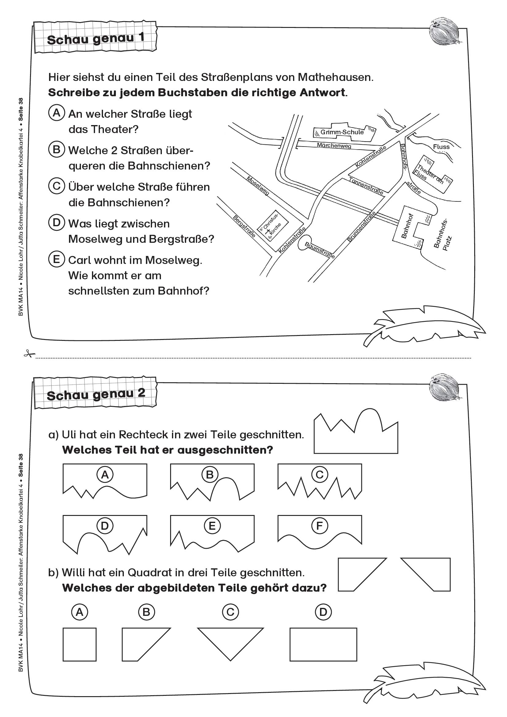 Affenstarke Knobelkartei Klasse 4