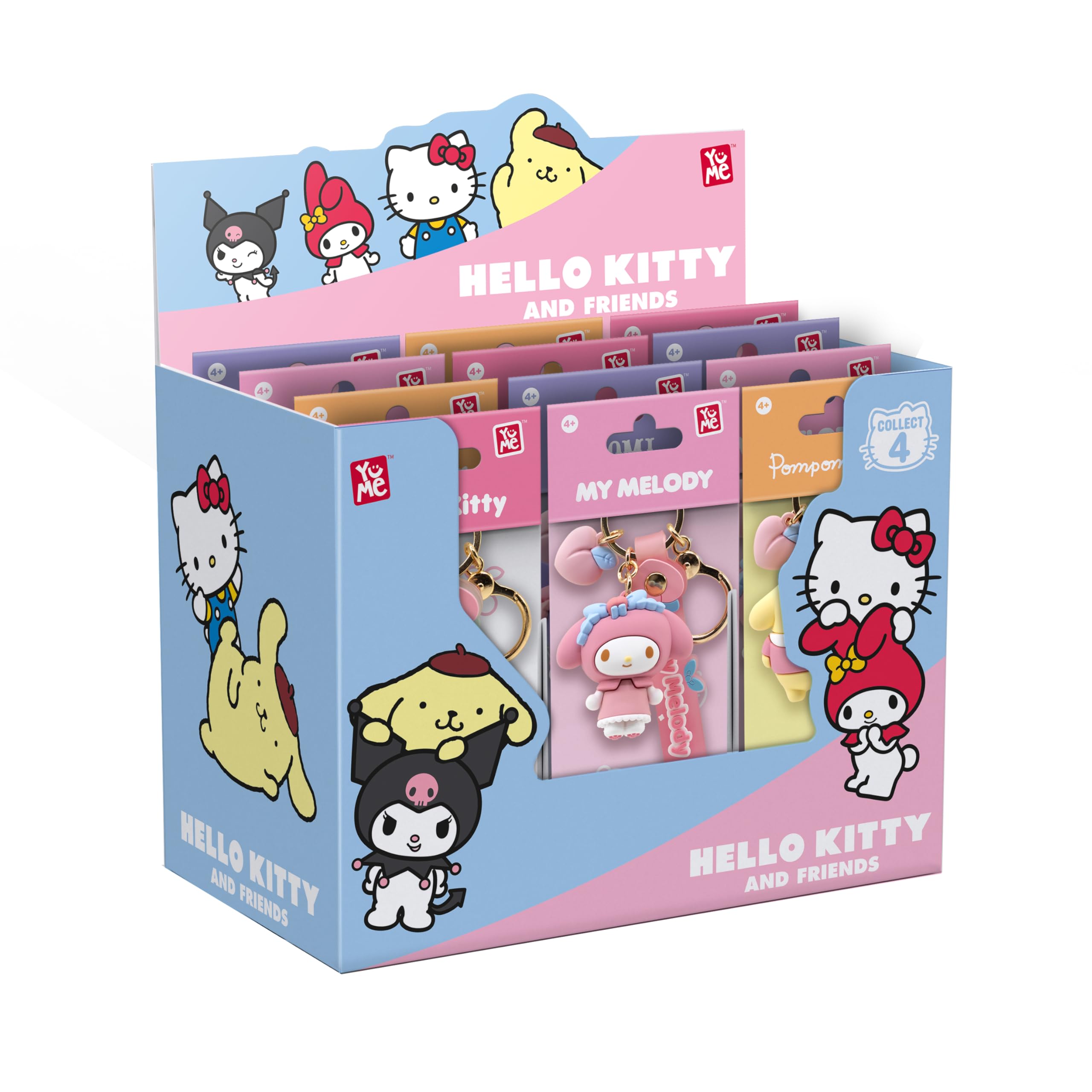 YuMe Hello Kitty & Friends Keychain & Strap - Pompompurin | Peach