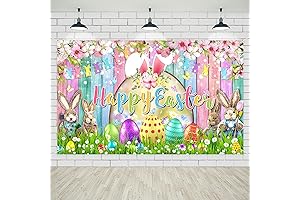 Avezano Happy Easter Photography Backdrop