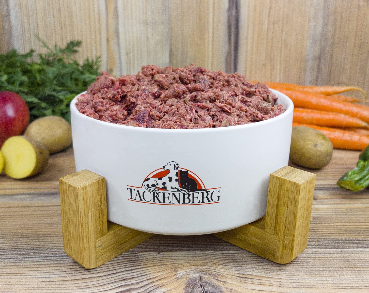 TACKENBERG Barf Wildmischung für Hunde - 14 x 500 g - leckeres Frostfleisch als Hundefutter in Premiumqualität - geeignetes Gefrierfutter für deinen Vierbeiner - ohne Zusatzstoffe