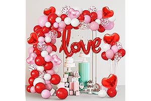Dazzle Bright Valentines Balloon Garland