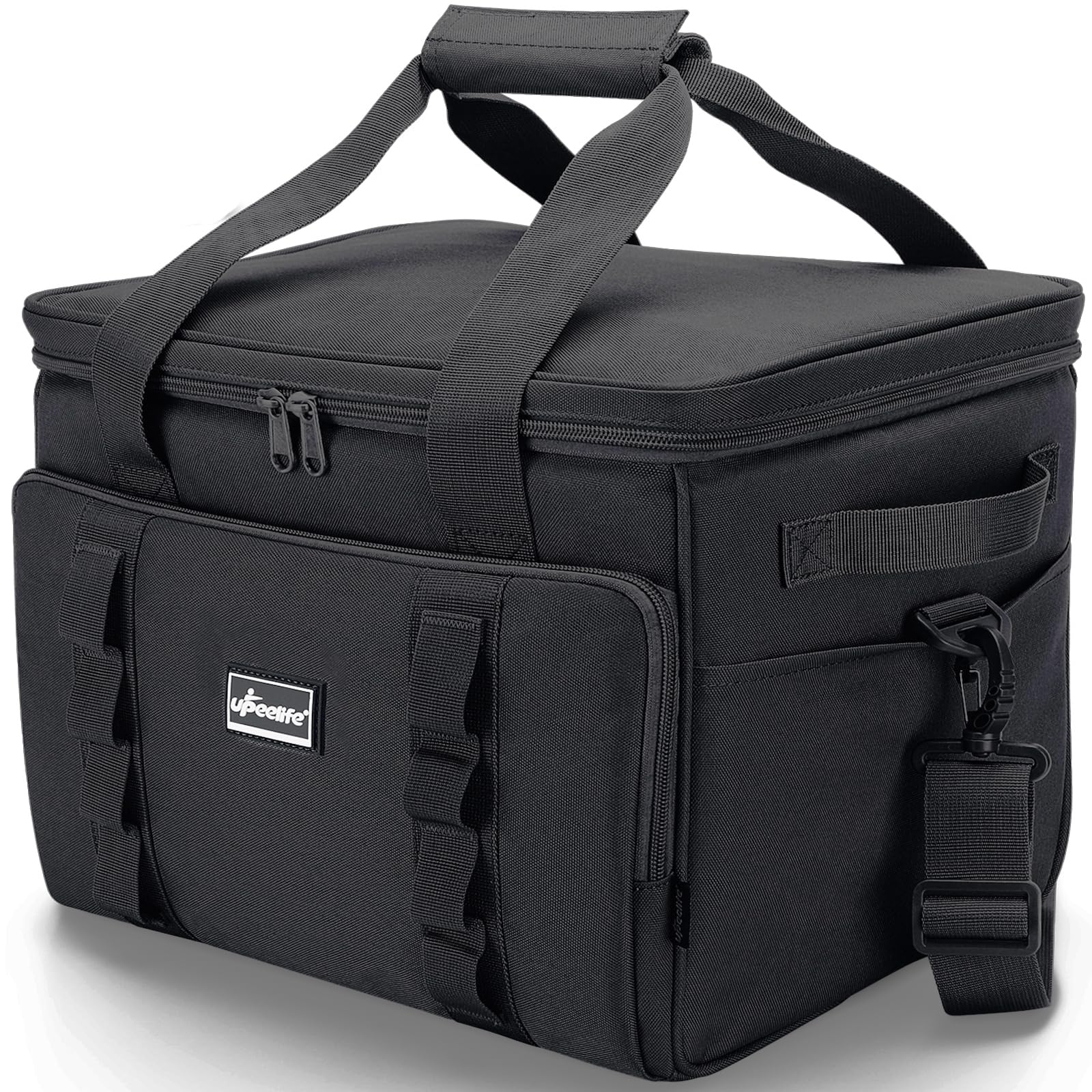 UPEELIFE Bolsa Termica 24L, Plegable Bolsa Nevera, Bolsa Termica Comida con Correa Ajustable, Cooler Bag Nevera Portatil Playa para Familiar Playa Picnic, Camping, Barbacoa
