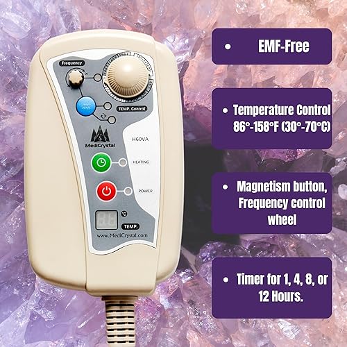 Miniatura 6 de MediCrystal Esterilla de estimulación biológica de calefacción infrarroja - Compacta 48 pulgadas de largo x 22 pulgadas de ancho - Cristales de