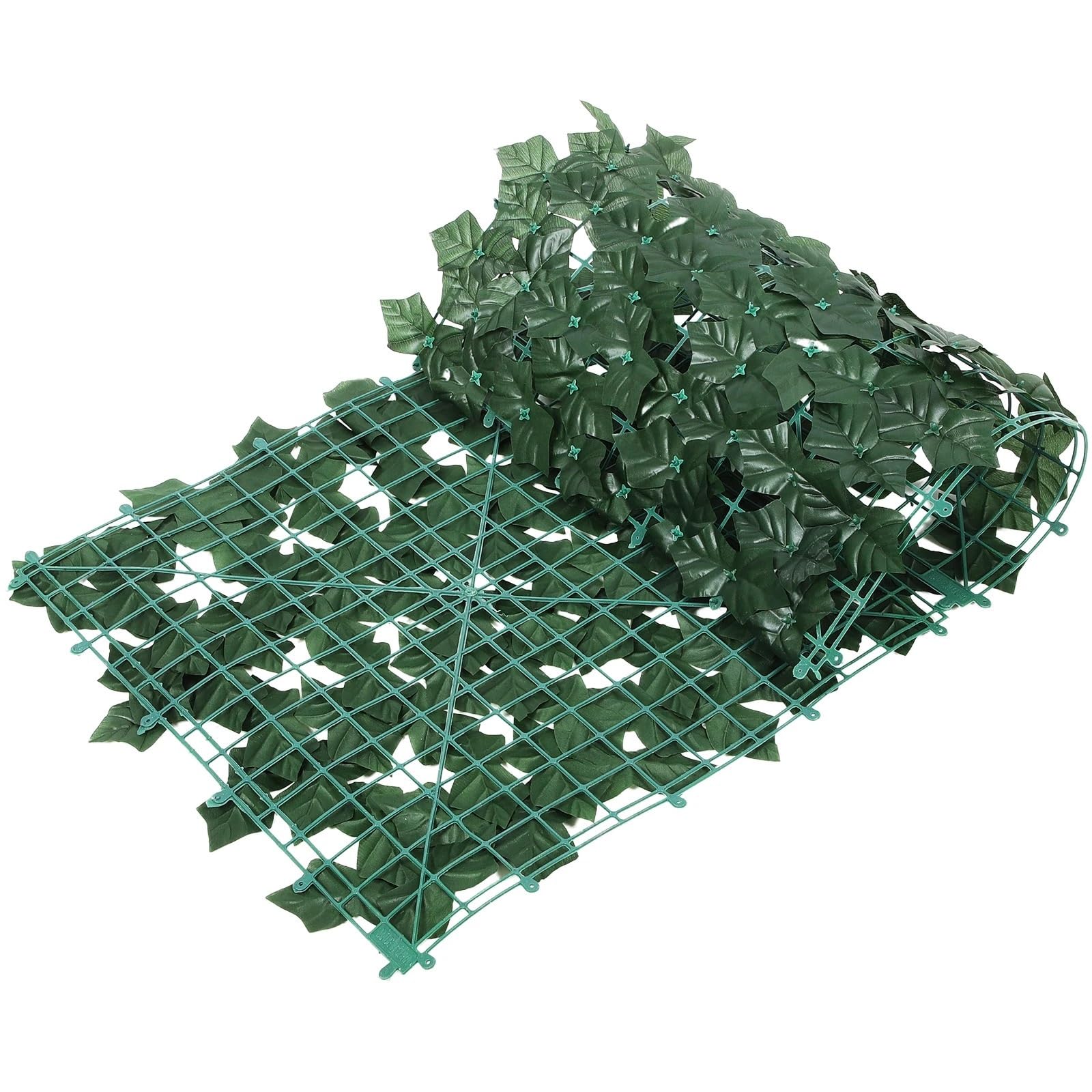 Artificial Green Leaf Fence Imitated Plant Wall Lifelike Garden Decoration Balcony Greenery Privacy Screen Outdoor Fake