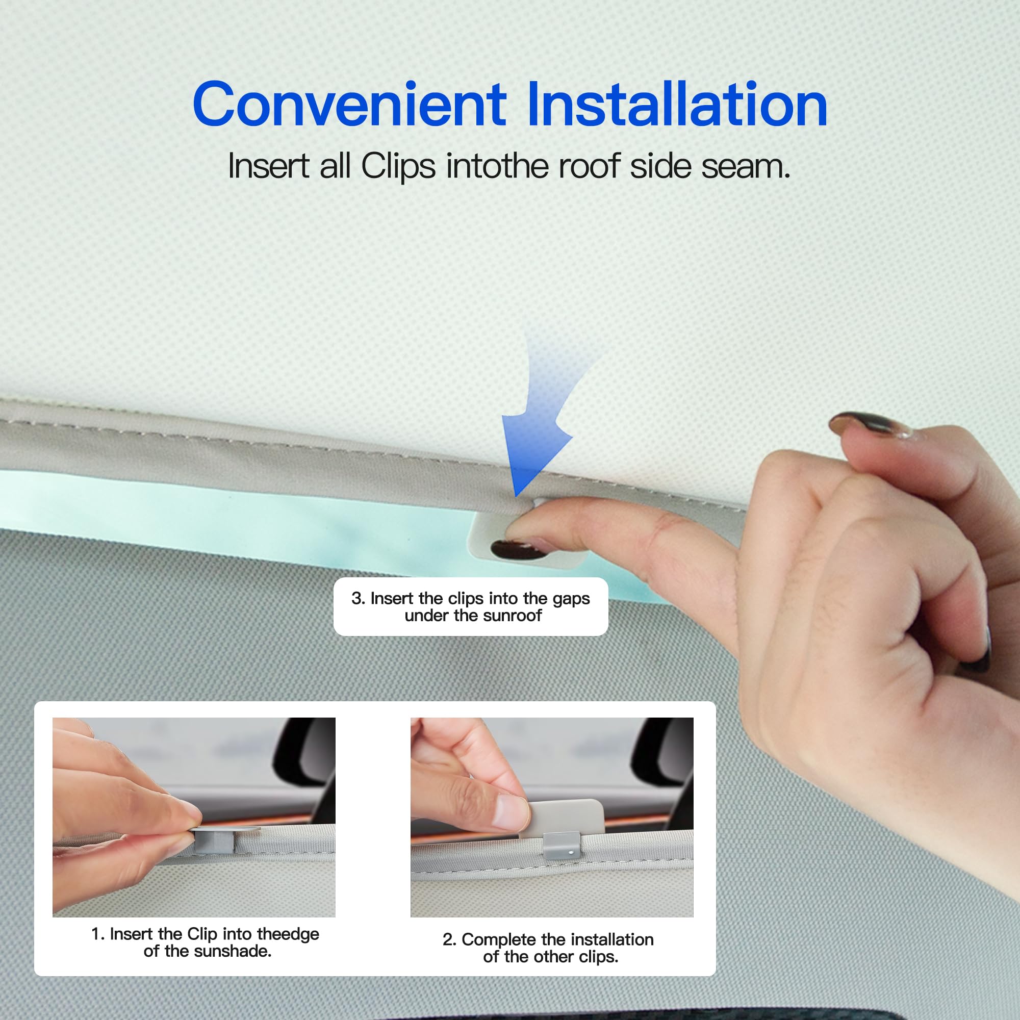 Retractable Glass Roof Sunshade For Tesla Model 3 & Y – Hub
