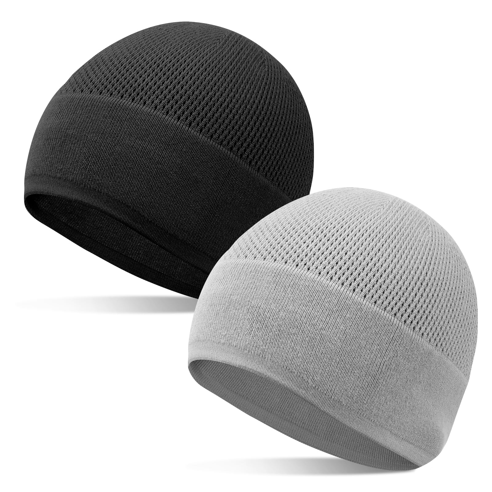 Bamboo Lightweight Skull Cap Beanie Hat for Men Women, Soft and Comfy Sleep Cap Watch Hat-image-9